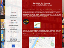 Tablet Screenshot of la-guilde-des-joueurs.com